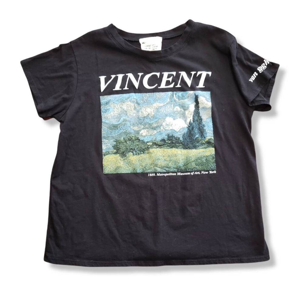 French Pastry Vincent Van Gogh 1889 Museum Of Art NYC Black Short Sleeved Shirt